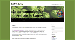 Desktop Screenshot of camrasurrey.org.uk